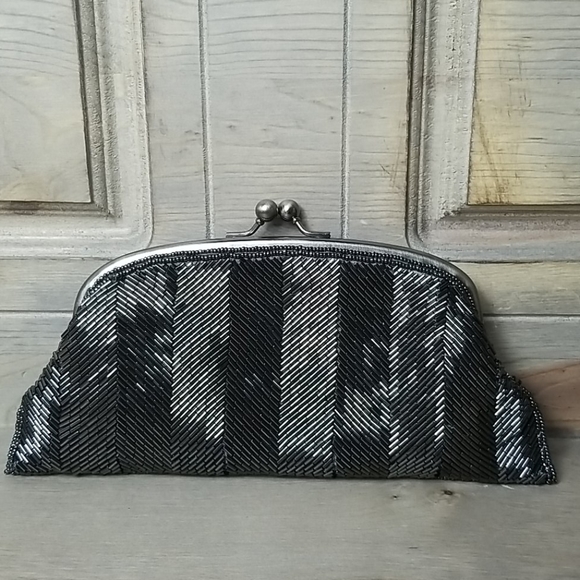 The Limited Handbags - The Limited Beaded Clutch/Wristlet